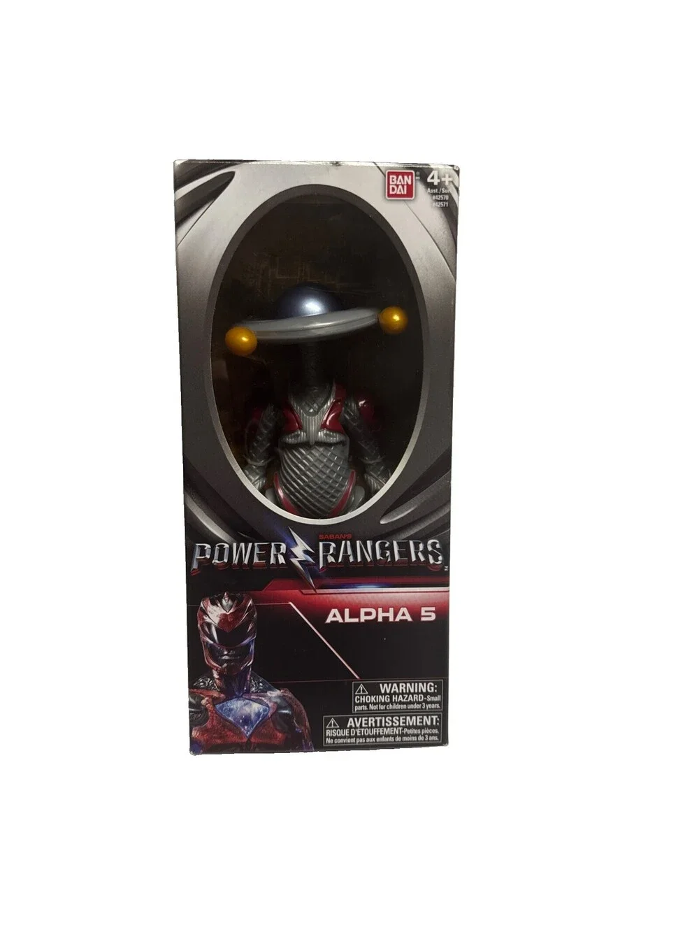 Bandai Saban's Power Rangers Alpha 5 Action Figure 8